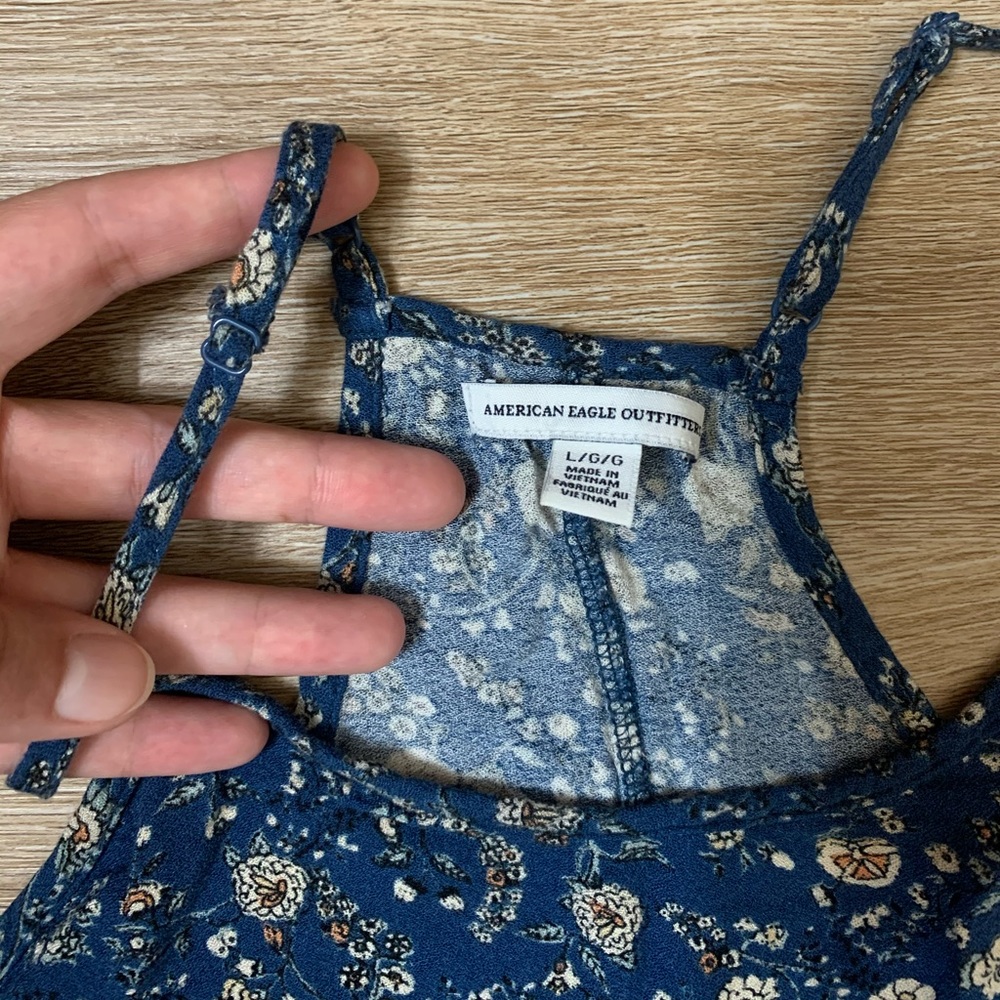 American Eagle Cropped Peplum Tank — Women’s L - Picture 4 of 6